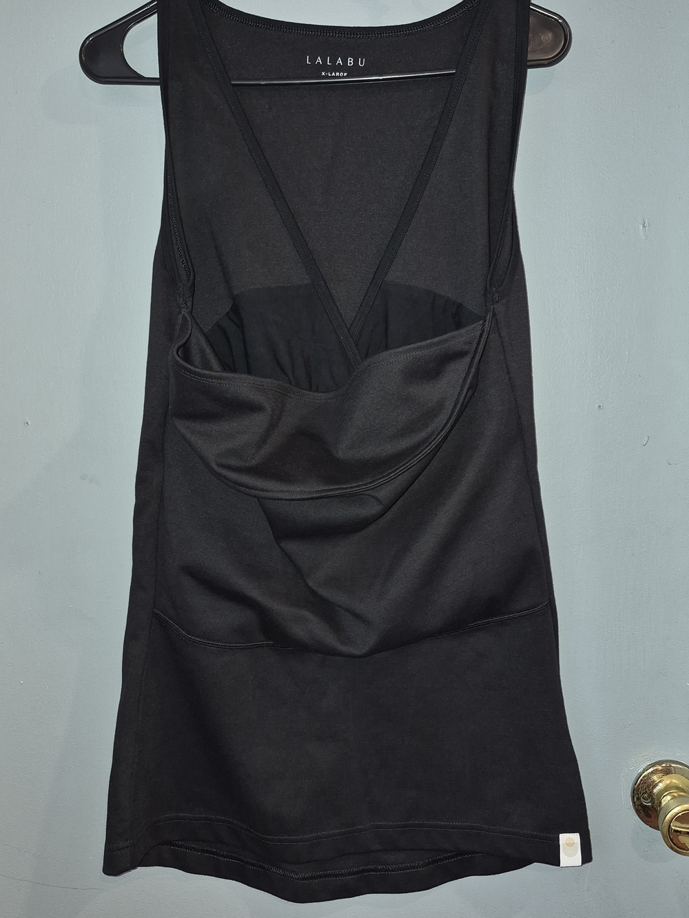 Lalabu XL Black Supportive Babywearing & Nursing Tank